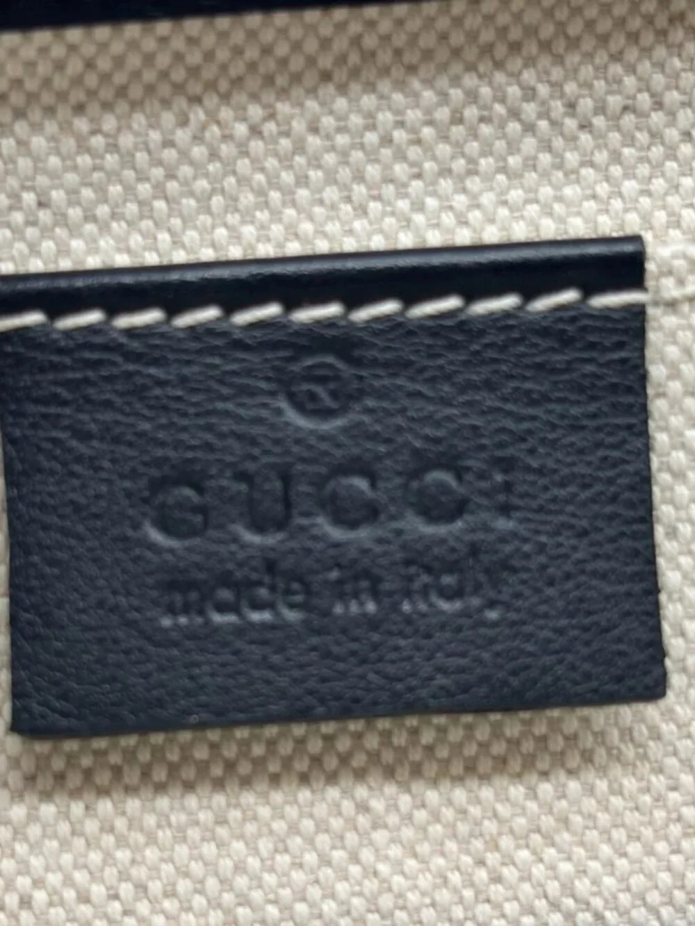 Gucci  Pearly Peony Leather Chain Shoulder Bag Black 432682
